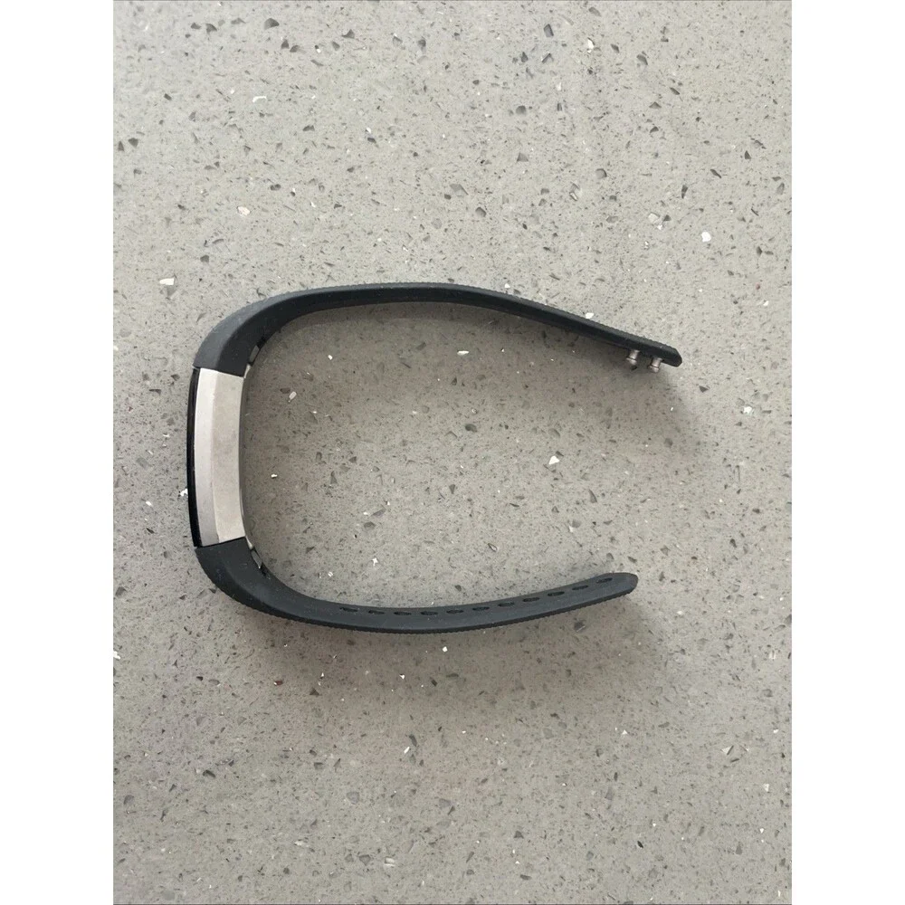 READ Fitbit Alta FB406 Fitness Tracker Black large band untested